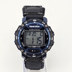 Armitron Men's Digital Sport Watch 41MM Black Nylon Band Working